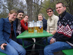 04/2004 Besuch von Steffi, Benni, Meike und Bernd aus Köln