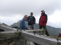 09/2008 Nils mit Jörg und Hermann-Josef zum Wandern in den Ammergauer Alpen