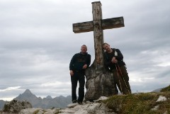 09/2011 Nils mit Jörg zum Wandern in den Allgäuer Alpen